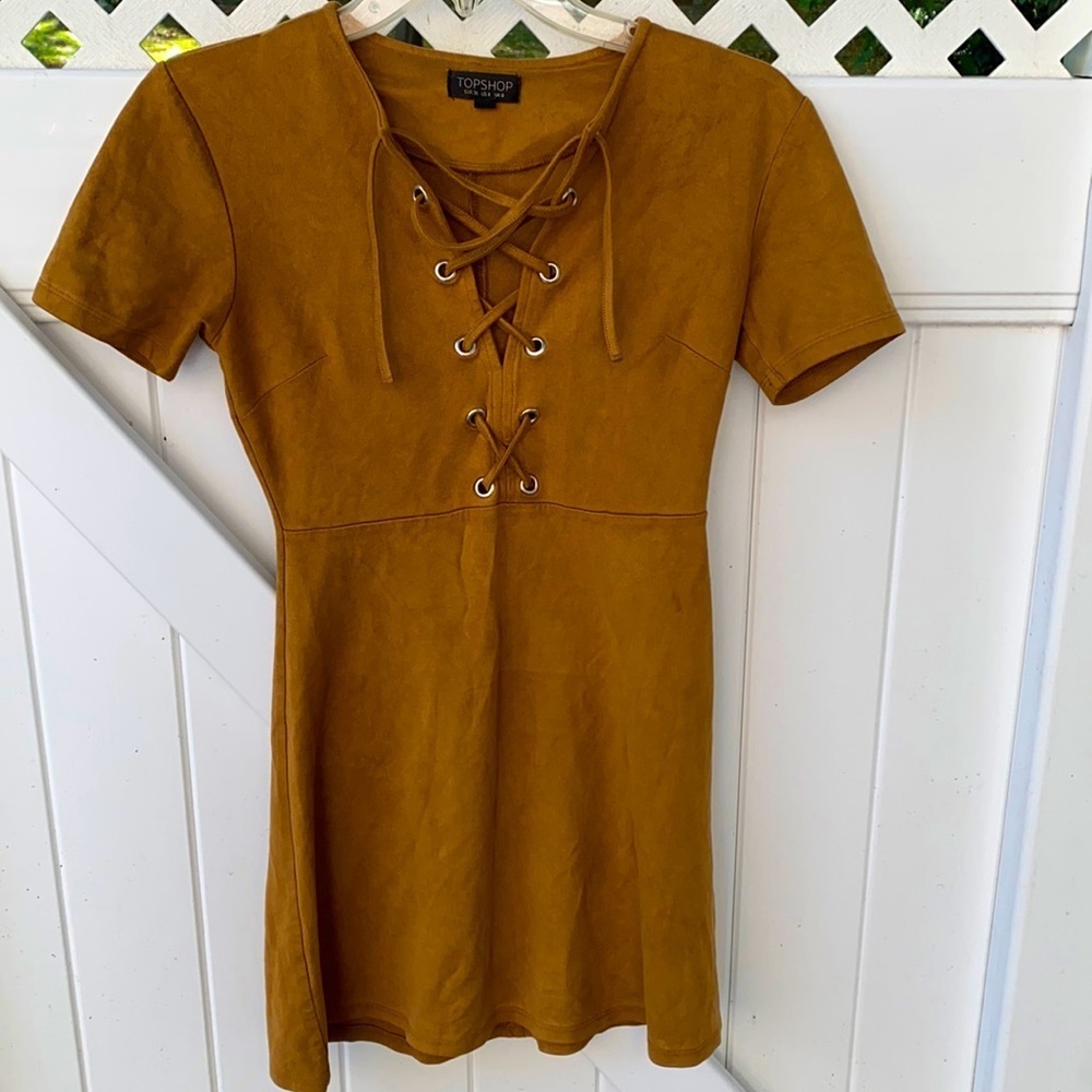 TopShop brown dress size: 4